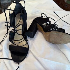 Vince Camuto Wendell Black Block Heel